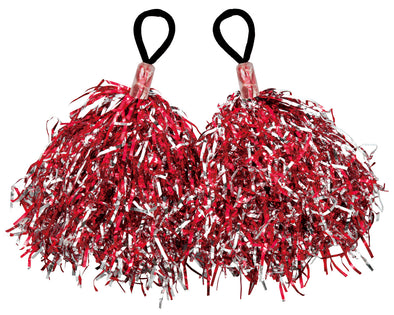 Hands-Free Pom-Pom Red Silver01