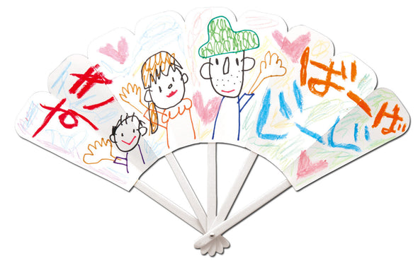 Color Dance Fan White/Drawing Fan White01