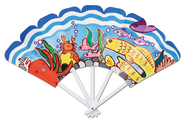 Color Dance Fan White/Drawing Fan White04