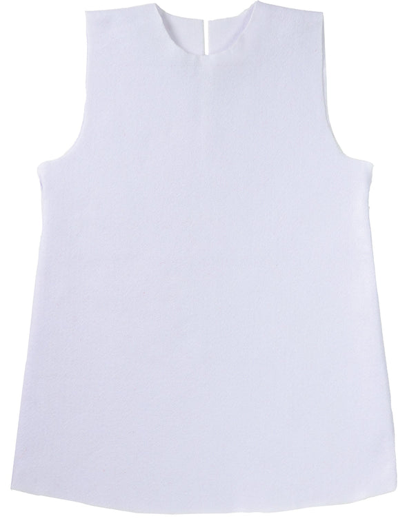 Felt one piece white C size01