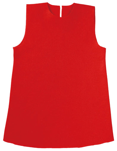 Felt one piece red J size01