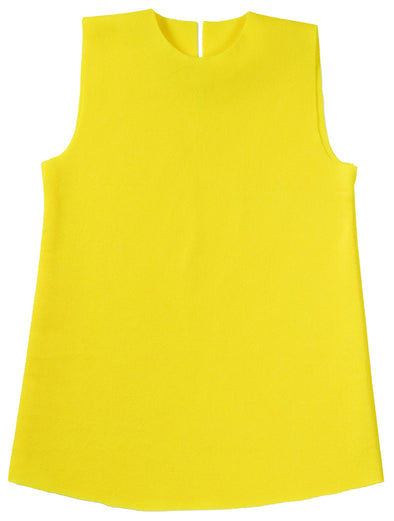 Felt one piece yellow J size01