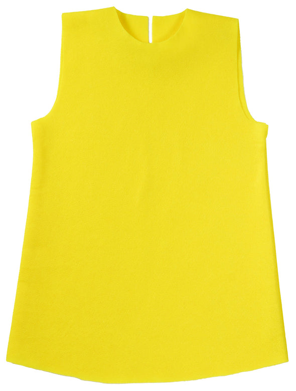 Felt one piece yellow J size01