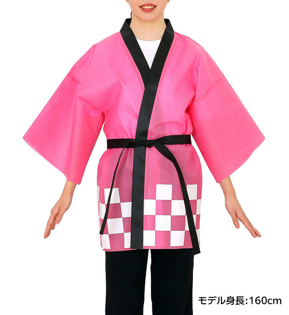 Color non-woven fabric Happy Festival (L) pink04