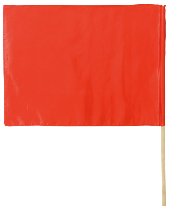 Satin extra large flag metallic red φ19mm01