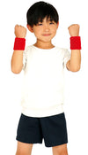 Soft towel wristband red01