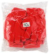 Colored Nobinobi Gloves Red 10 Pairs Set01