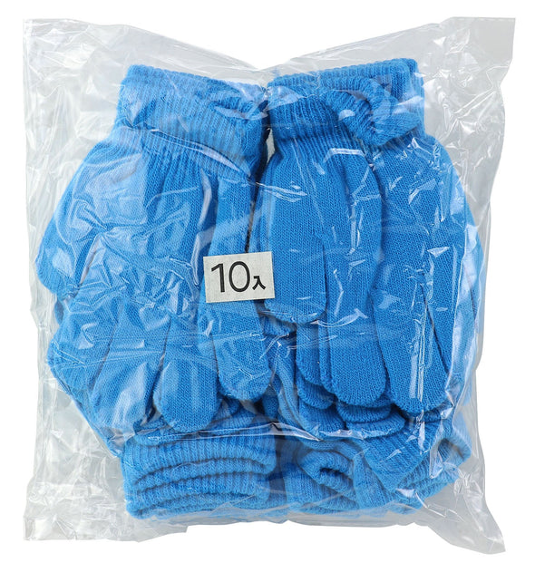 Colored Nobinobi Gloves Blue 10 Pairs Set01