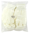 Colored Nobinobi Gloves White 10 Pairs Set01