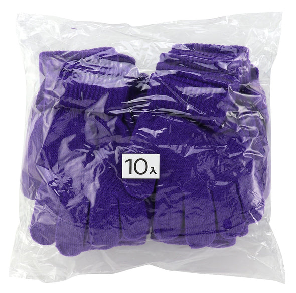 Colored Nobinobi Gloves Purple 10 pairs01