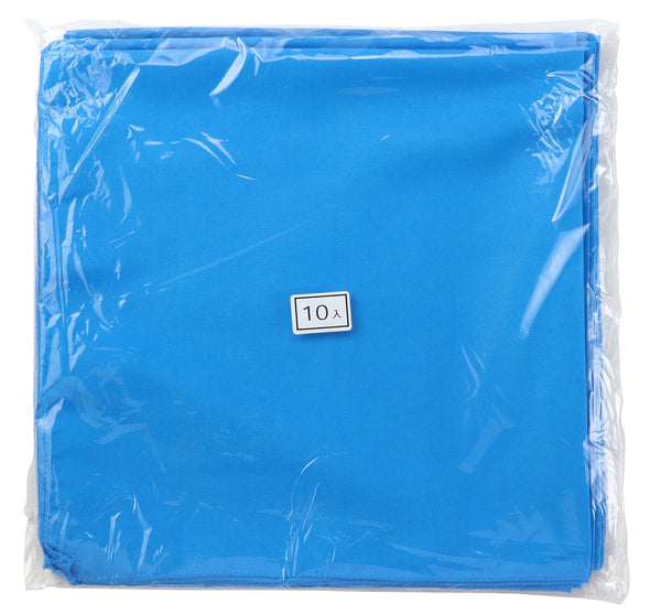 Bandana plain blue 10 pieces set01