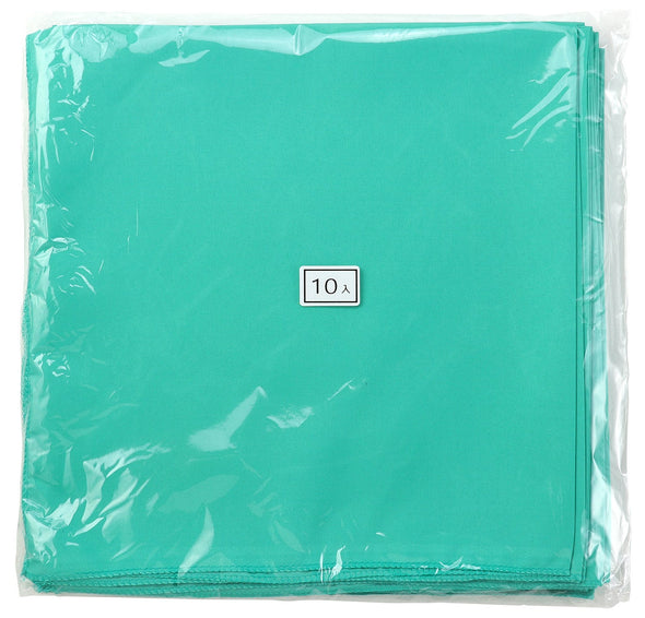 Bandana plain green 10 pieces set01