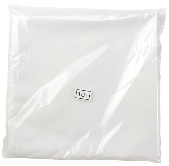 Bandana plain white 10 pieces set01