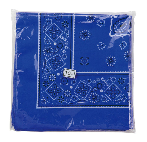 Bandana dark blue 10 pieces set01