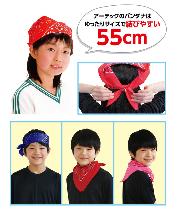 Bandana dark blue 10 pieces set03