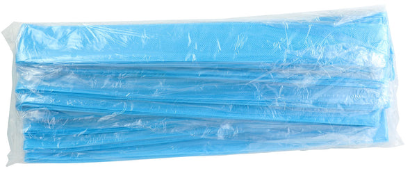Colored non-woven fabric hachimaki light blue set of 1001