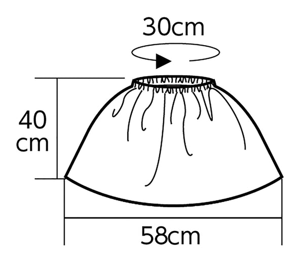 Soft satin skirt light blue01
