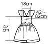 Soft satin pillow skirt red01