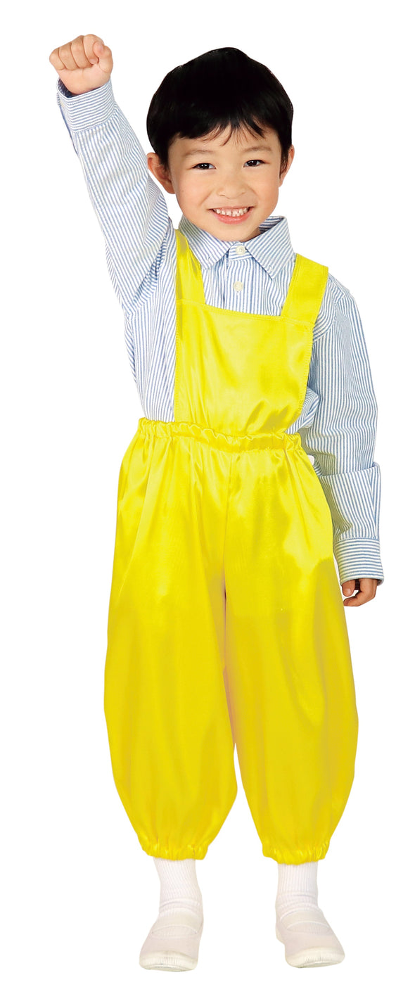 Soft satin pillow pants C size yellow03