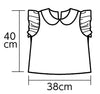 Soft satin round collar fluffy shirt peach01