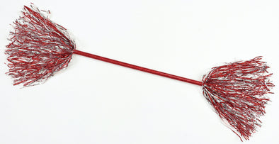 Sparkling Ponpon Red Silver01