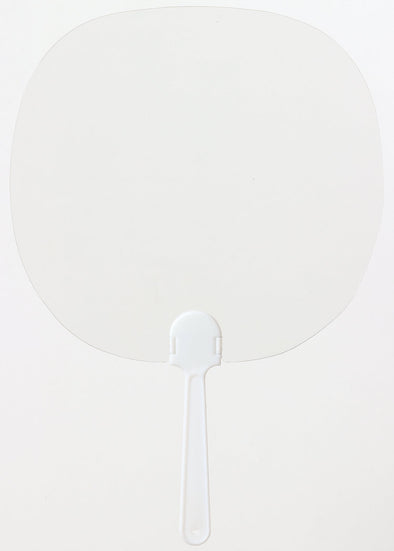 Transparent fan white pattern01
