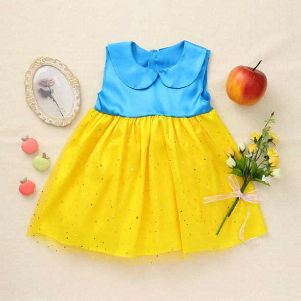 Princess dress blue & yellow01