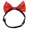 Soft satin butterfly tie red01