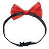 Soft satin butterfly tie red01