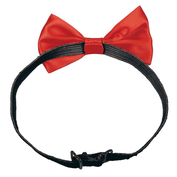 Soft satin butterfly tie red01
