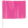 Satin small flag metallic pink01