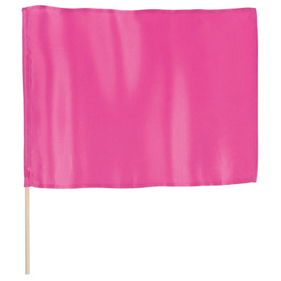 Satin small flag metallic pink01