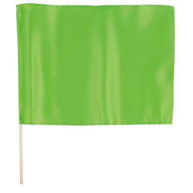 Satin small flag fluorescent green01