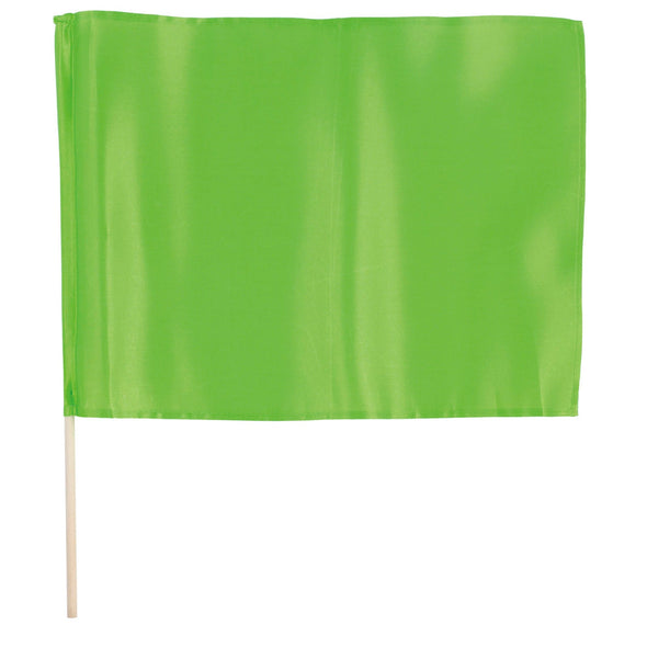 Satin small flag fluorescent green01