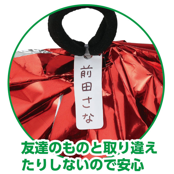 Easy Cheer Pom Pong with Name Tag Red Silver01
