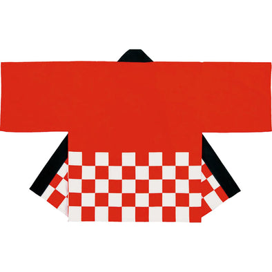 Color Ichimatsu undershirt red01