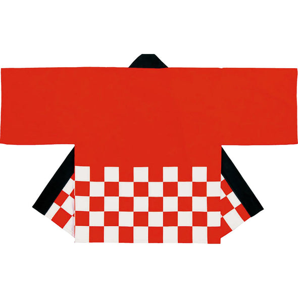 Color Ichimatsu undershirt red01