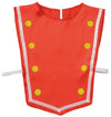 Soft satin marching top red01
