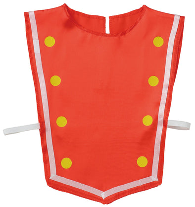 Soft satin marching top red01