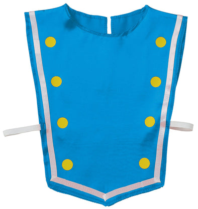 Soft satin marching top blue01