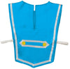 Soft satin marching top blue01