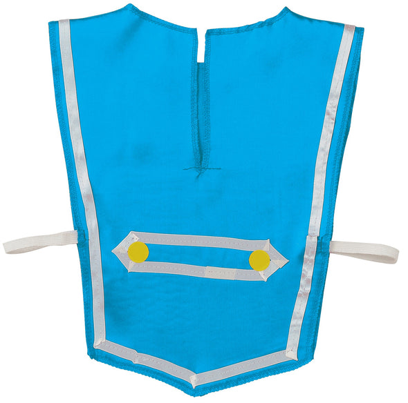 Soft satin marching top blue01