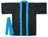Soft satin color hip S black (collar blue)01