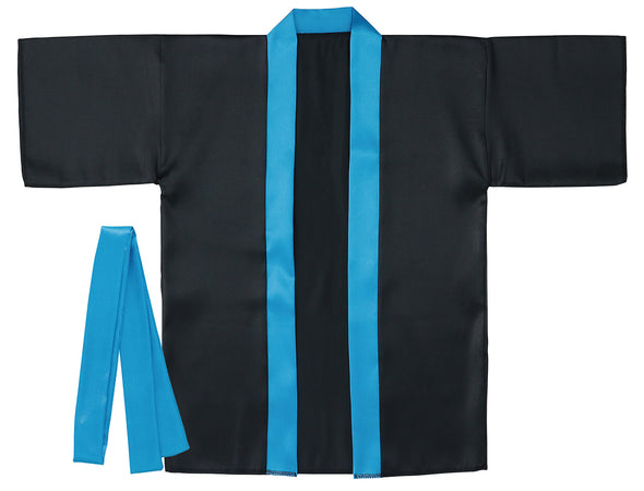 Soft satin color hip S black (collar blue)01