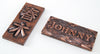 Copper metal relief nameplate (white carved board)01