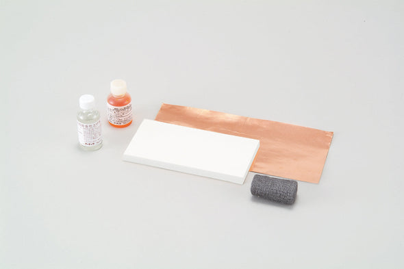 Copper metal relief nameplate (white carved board)01