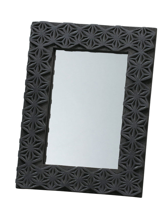 Black carved board mirror frame01