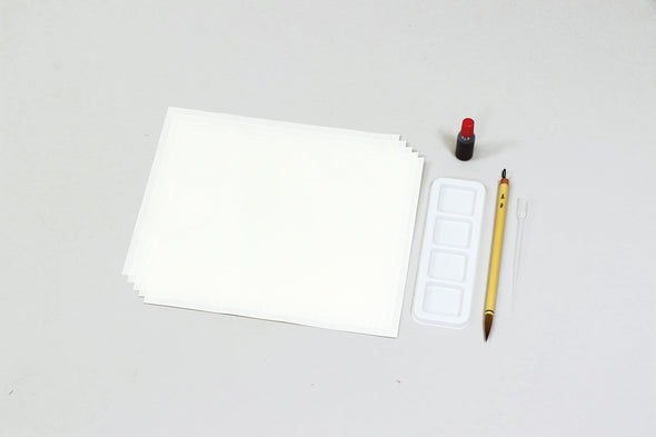 Ink painting personal set with coloring brush01