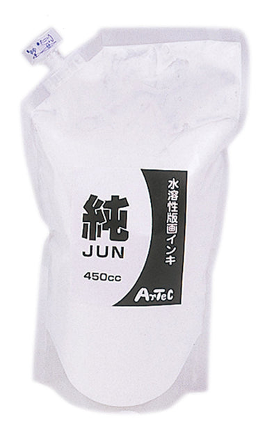 Water-soluble color print ink 450cc “Jun” white01