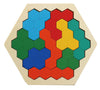 Wooden hexagon puzzle05
